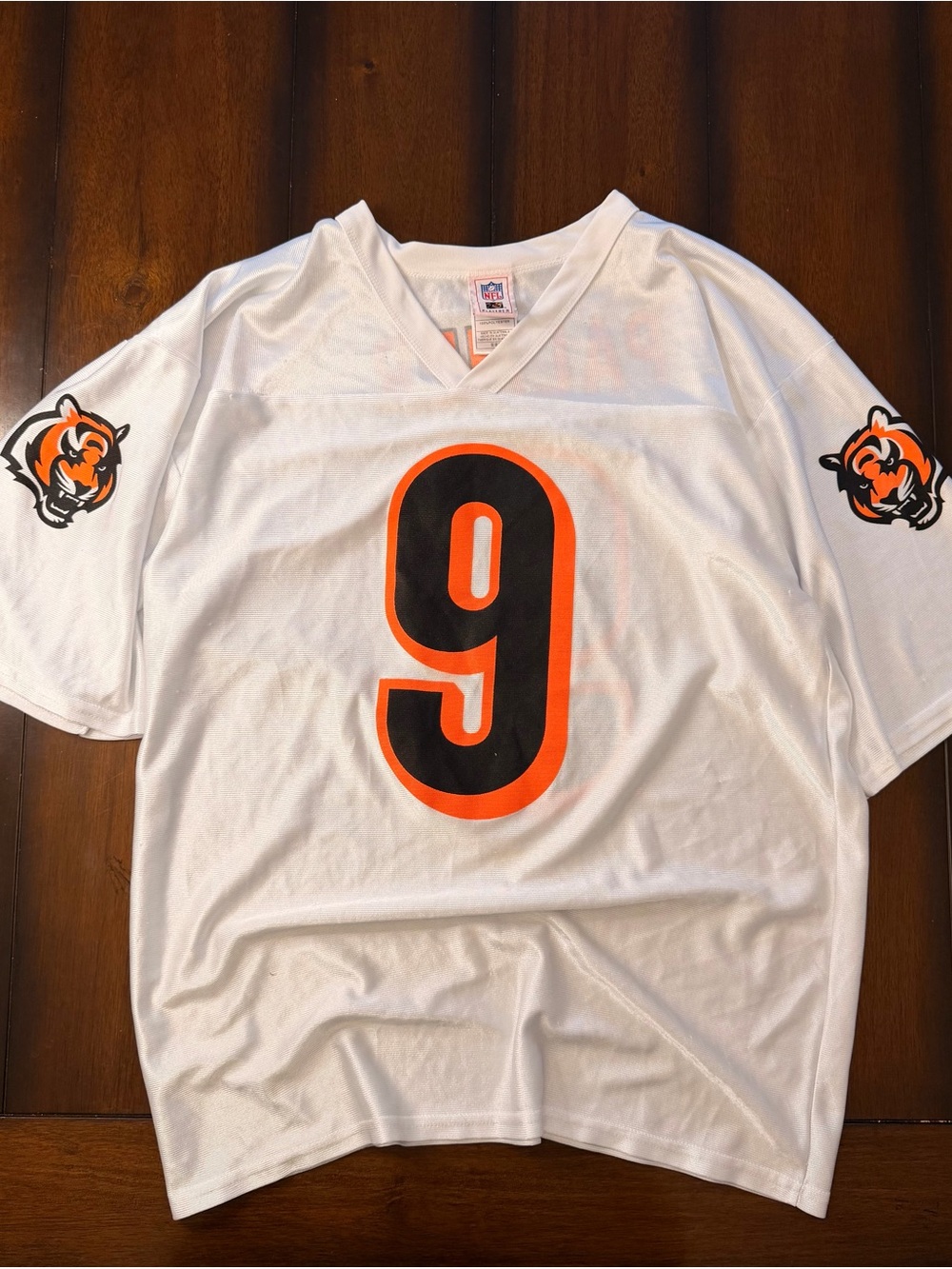 Retro NFL Cincinnati Bengals Carson Palmer #9 Jersey - Picture 1 of 3